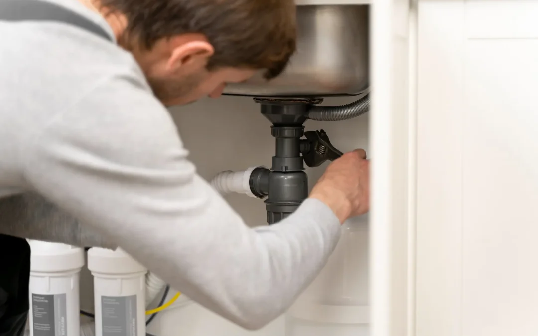 repairing water leak